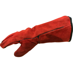 GUANTE SOLDADOR ROJO